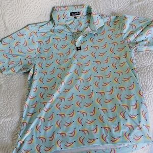 Bad Birdie Mens Banana Polo